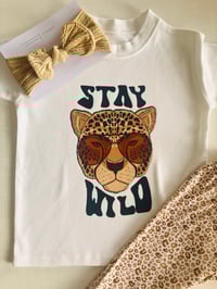 Image 1 of stay wild tee 