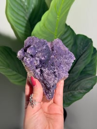 Image 1 of DOUBLE SIDED SUGAR COATED PURPLE FLUORITE -CHINA-
