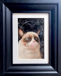 Image 1 of Grumpy Cat Original Painting