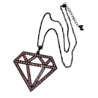 Image 1 of bling diamond necklace *pink*