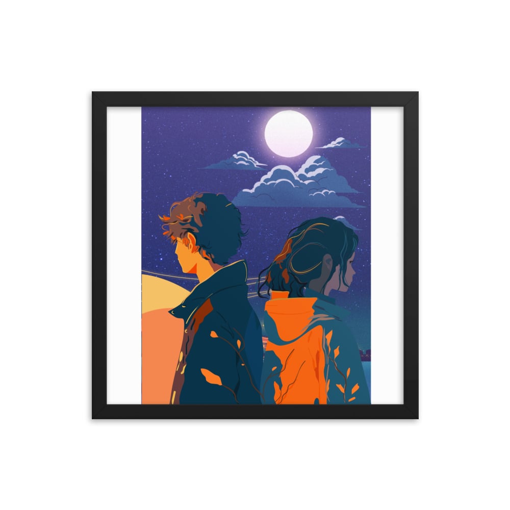 ZEN EXP - “Midnight Luv” Framed poster