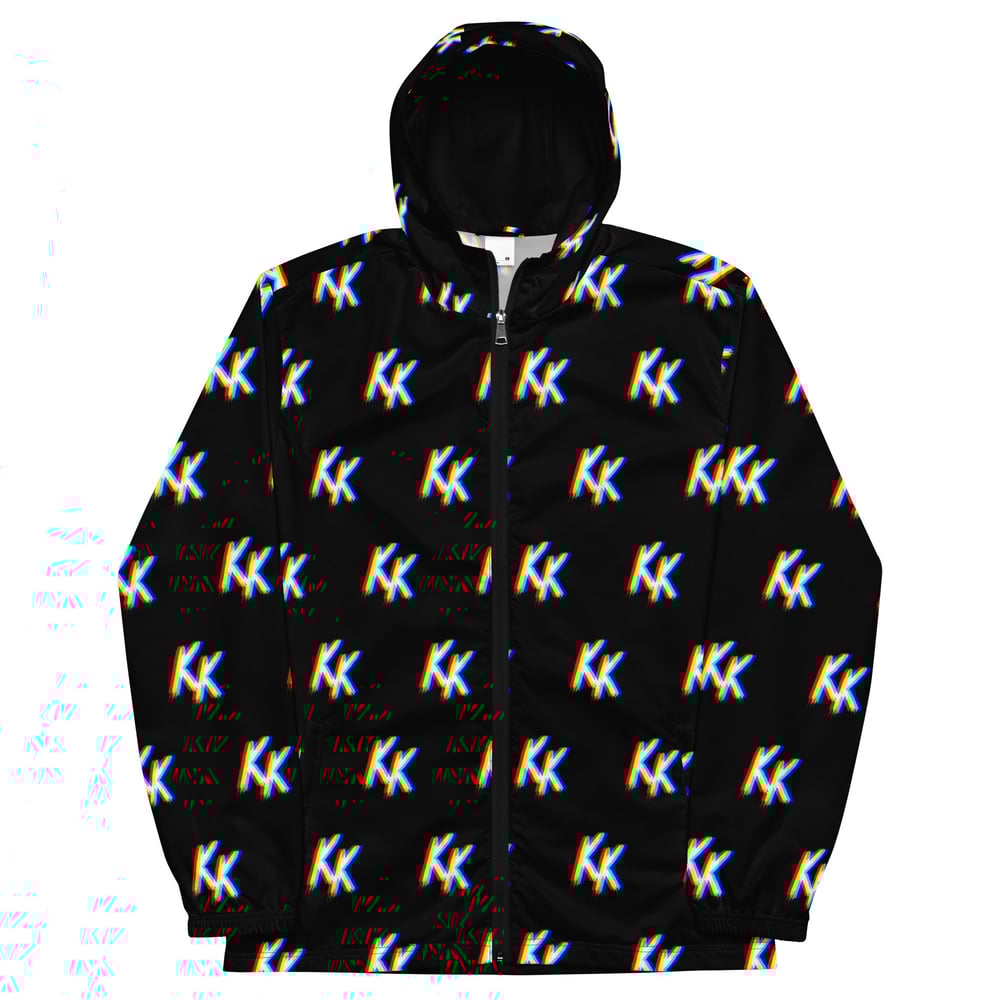 Image of Unisex Glitch Windbreaker 