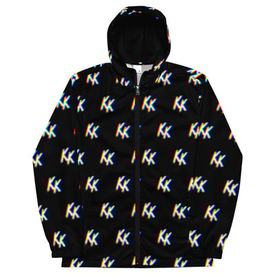 Image of Unisex Glitch Windbreaker 