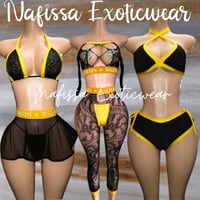 Image 1 of Black and Yellow Sets 