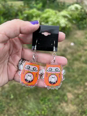 Halloween Gloombeez acrylic earrings