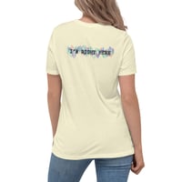 Image 13 of Women's Relaxed T-Shirt Supernova & back I'm right here