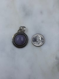 Image 2 of Lavender Yttrium Fluorite Pendant