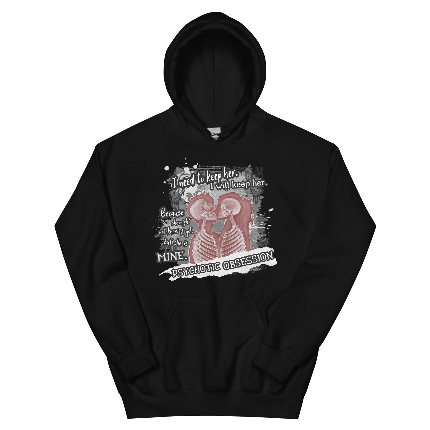 Image of Officially licensed Leigh Rivers Psychotic obsession Tobias & Aria Unisex Hoodie
