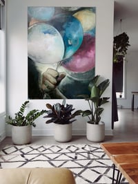 Image 1 of  PAINTING / MALERI / "The boquet" / 140x190 CM