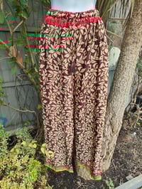 Image 7 of M/l Sari PJ lounge set with Bag tassel brown red