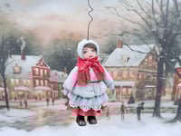 Image 3 of Spun Cotton Doll Ornament, Hilde