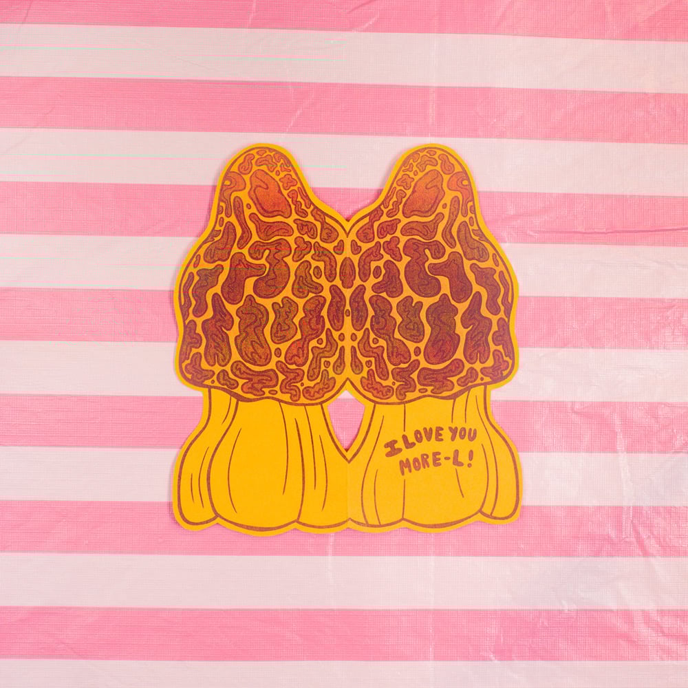 Image of I Love You More-l Card