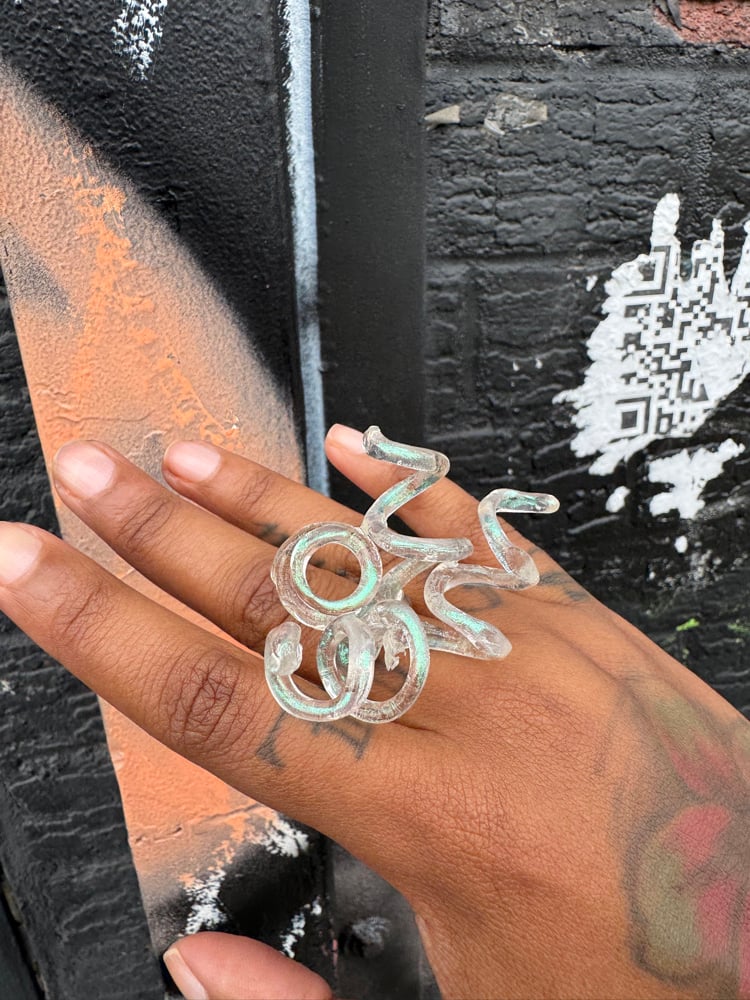 Image of Flexi rod ring (iridescent)