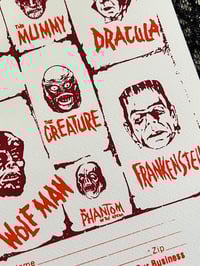 Image 3 of Monster Shirts - A4 Screen Print