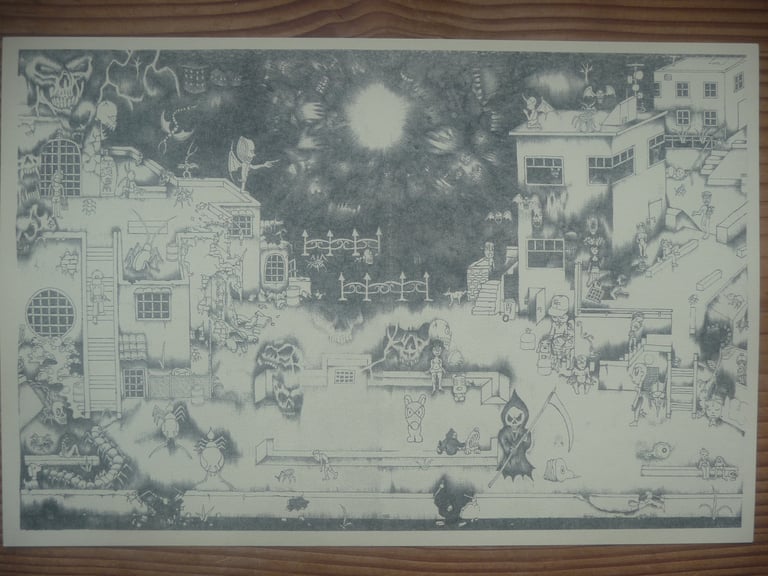 The light risograph print 