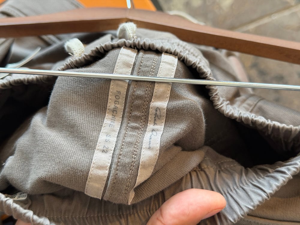 Image of Rick Owens SS22 Fogachine Cargo Sweatpants