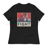 Image 1 of Trump Shooting Fight Pop Art - Women's Relaxed T-Shirt