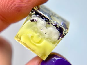 Image of Yellow and Purple aka Stealth Non-Binary (finished upon order)