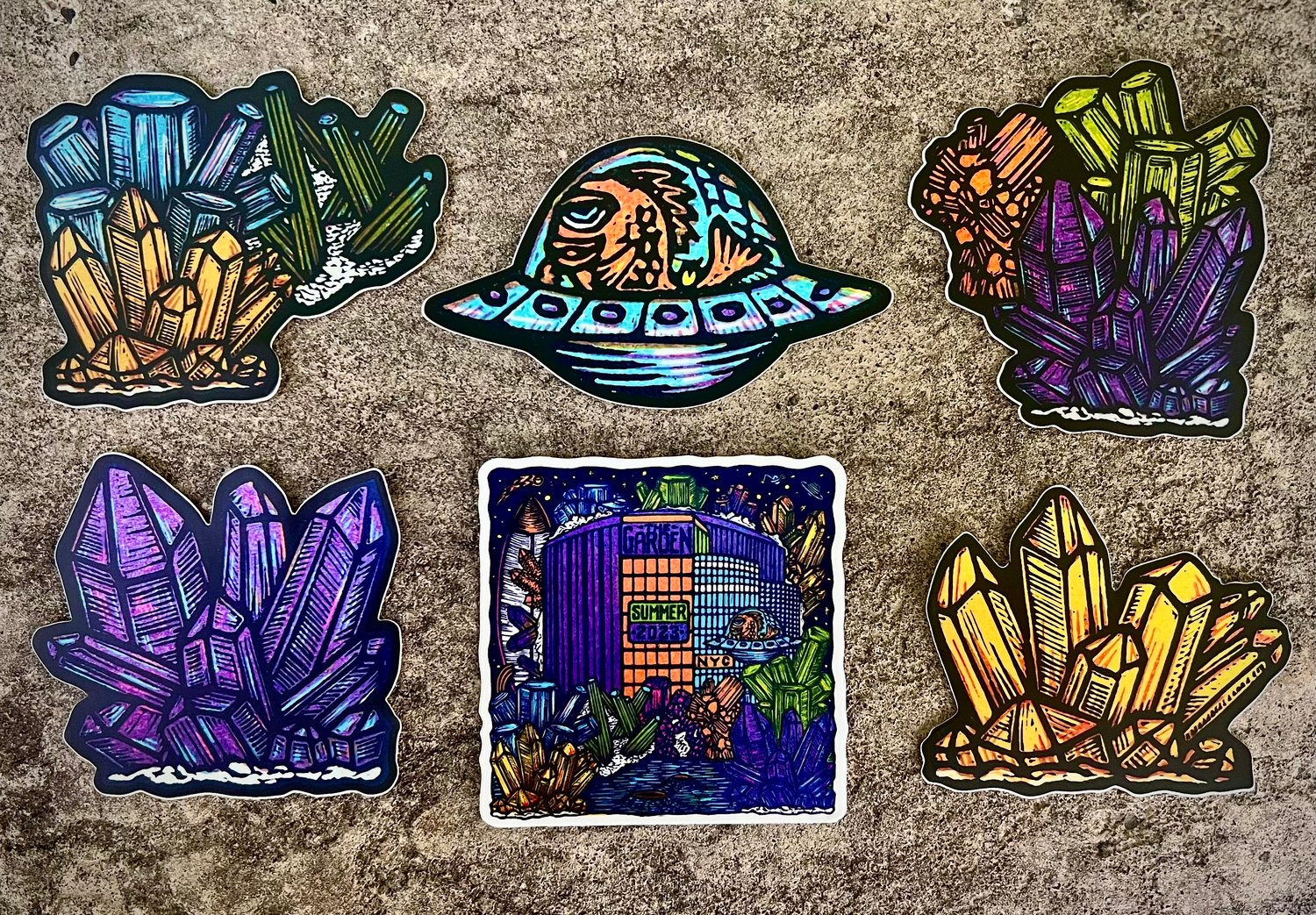 Image of Intergalactic Garden stickers