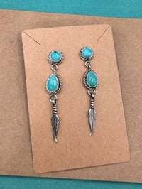 Image 3 of Feather Dangles