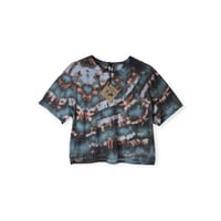 Image 1 of S Crop Tee in Ember Ice Dye