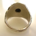 Mens Unique, Custom Vintage Design Sunburst Ring