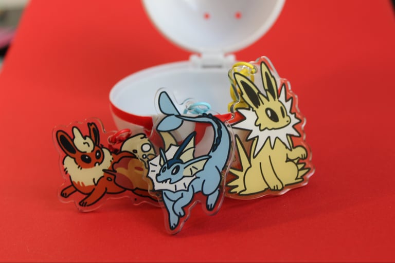 Eeveelutions - Keychain