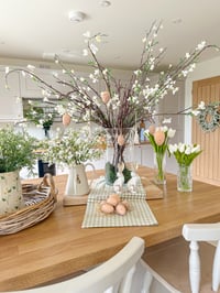 Image 3 of SALE! Hanging Ceramic Rabbits ( Set of 2 )