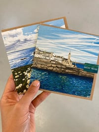 Image 2 of ‘PORTHLEVEN CLOCK TOWER’ CARD