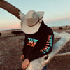 BLACK WB HOODIE