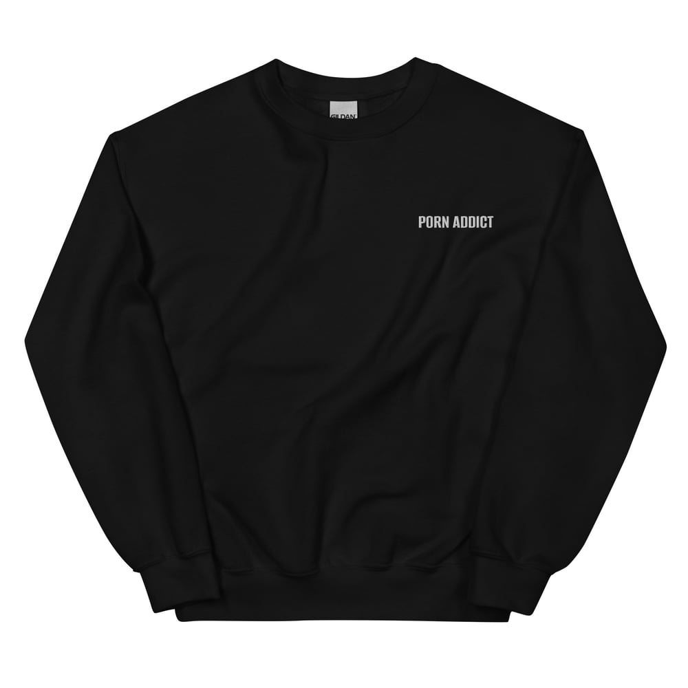 Porn Addict Embroidered Sweatshirt