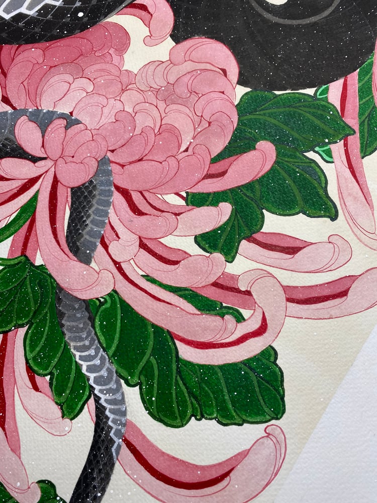 Image of HANNYA SNAKE PAINTING 2022 (Tiiick Collab)