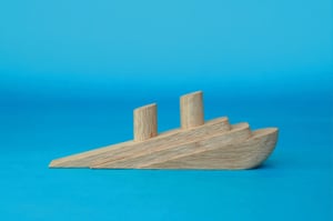 Image of Titanic Doorstop (wood)