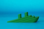 Image of Titanic doorstop (Green)