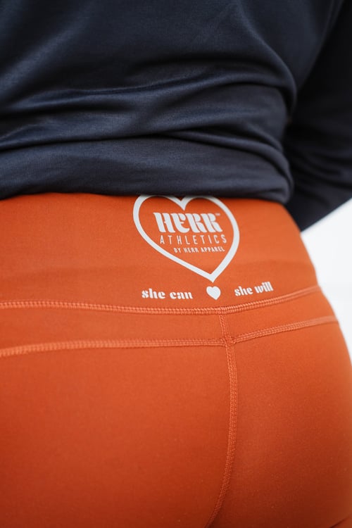 Image of BURNT ORANGE LEGGINGS