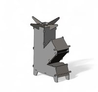 Collapsible Flat-Pack Rocket Stove – Outventures