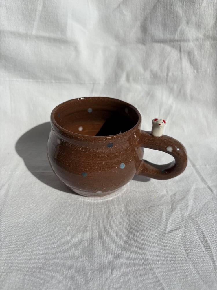 Image of mouse cup polka dots 3