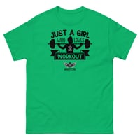 Image 11 of Just a Workout Girl Unisex T-Shirt