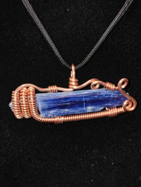 Blue Kyanite Pendant #3 Capelinha, Brazil