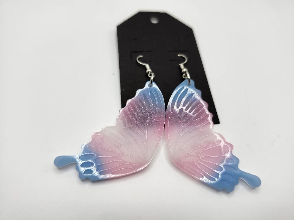 Image of Pride Moth Wing Earrings 
