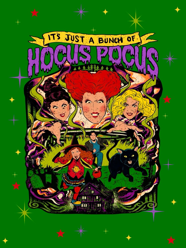 Image of Halloween hocus pocus £10 tee (limited stocks apply) 