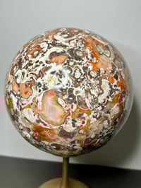 Image 11 of Large Money Agate Sphere Statement Piece #2853
