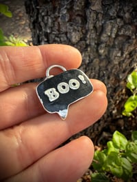 Image 2 of Reversible Boo! Aurora Opal Sterling Silver