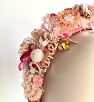 Image of Pink bejewelled headband  SD