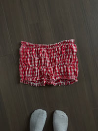 red & white shorts (sz med) 