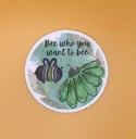 Agender Bee Sticker
