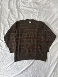 Image 1 of Vintage brown wool sweater // L