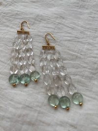 Image 2 of Crystal Rain Earrings 