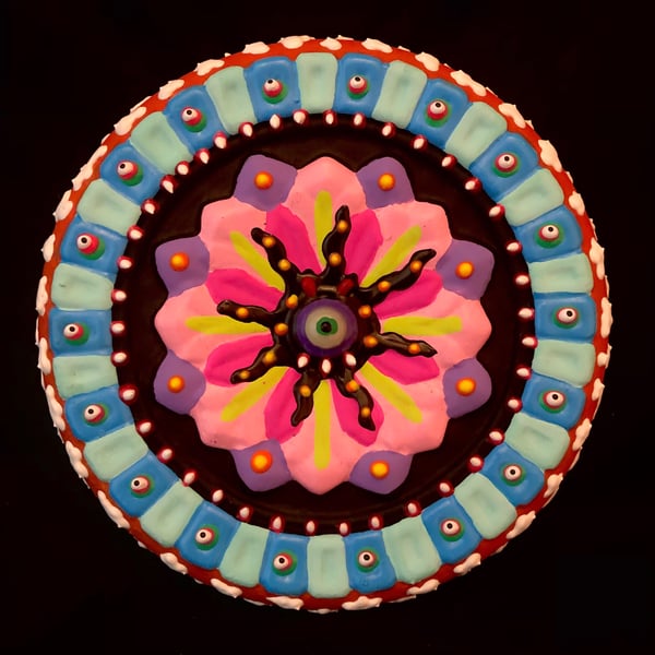 Image of It Came Through The Portal To Lick Our Souls 7x7 (wall hanging)