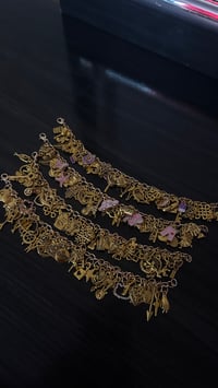 Image 1 of Full Gold Charm Bracelets 